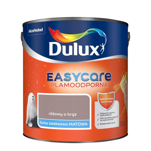 Dulux EasyCare Matt Latex Stain-resistant Paint 2.5l pink yet brown