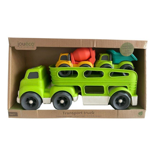 Joueco Eco Transport Truck with 2 Cars 18m+