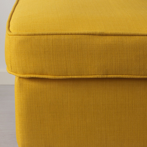 STRANDMON Footstool, yellow