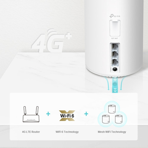 TP-Link Deco X20-4G 4G+ AX1800 Whole Home Mesh WiFi 6 Gateway