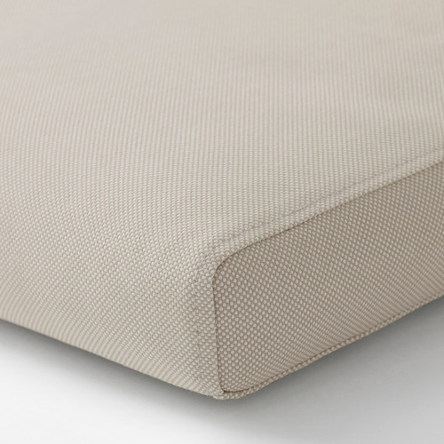 FRÖSÖN Cover for chair cushion, outdoor beige, 44x44 cm