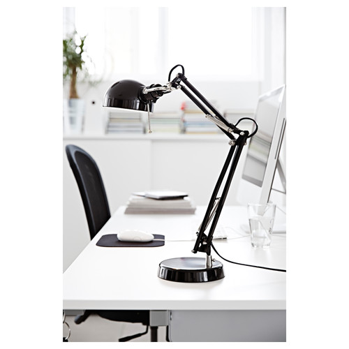 FORSÅ Work lamp, black