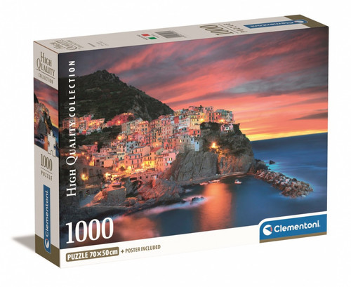 Clementoni Jigsaw Puzzle Compact Manarola 1000pcs 10+