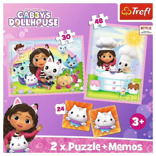 Trefl Children's Puzzle Gabby's Dollhouse 2in1 3+