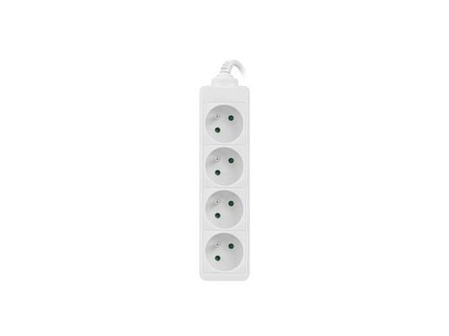 Lanberg Power Strip 4xFR, full CU, 1.5m, white