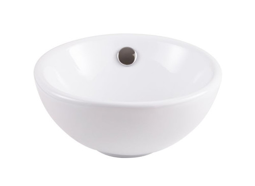 Ceramic Countertop Basin GoodHome Blanca 31cm, white