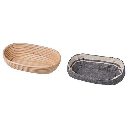 JÄSNING Proofing/bread basket, 30x17 cm