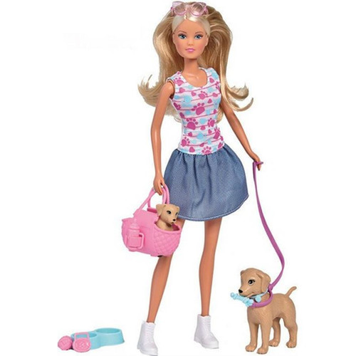 Steffi Love Doll Puppy Walk 3+