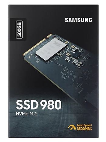 Samsung SSD 500GB 980 Gen3.0x4 NVMe M.2 MZ-V8V500B