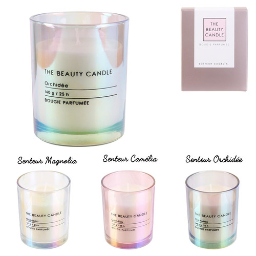 Scented Candle in Glass The Beauty Candle Camelia