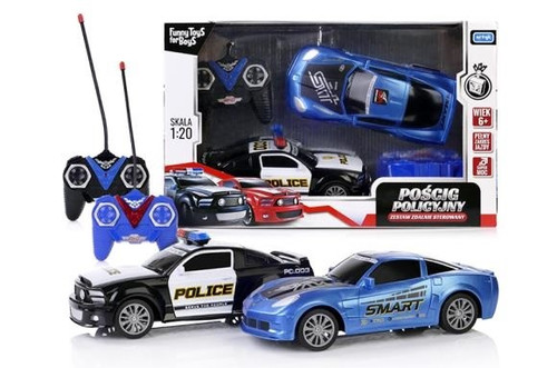 Funny Toys For Boys Police Chase RC Set 6+