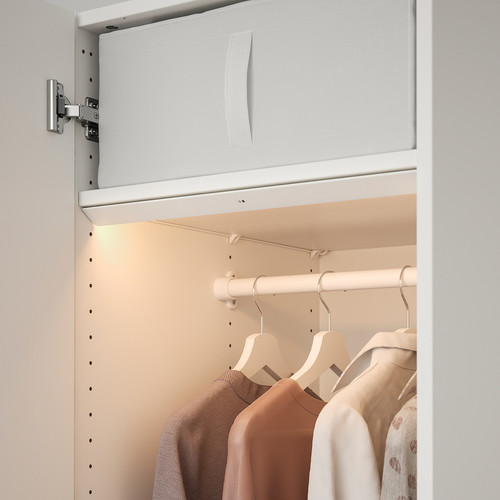 ÖVERSIDAN LED wardrobe lighting strp w sensor, dimmable white, 46 cm