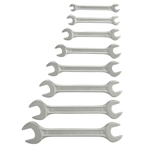 8-Piece Open End Spanners Set