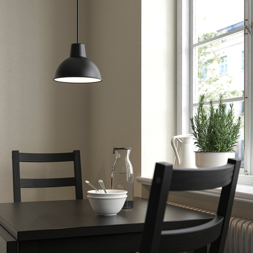 SKURUP Pendant lamp, black, 19 cm