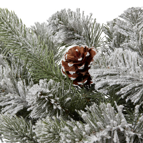 Christmas Garland with Cones Snow Effect 183 cm