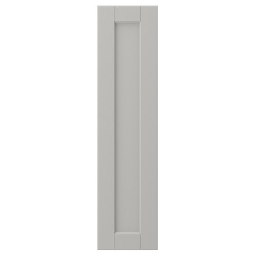 LERHYTTAN Door, light grey, 20x80 cm