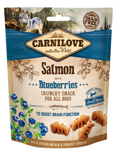 Carnilove Dog Snack Fresh Crunchy Salmon+Blueberries 200g