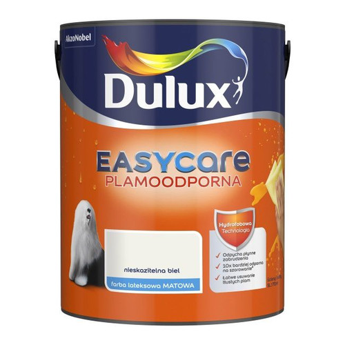 Dulux EasyCare Matt Latex Stain-resistant Paint 5l impeccable white