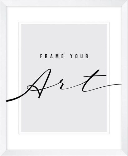 Photo Frame 21 x 30 cm, high-gloss white