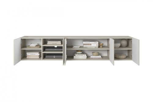 Wall-Mounted TV Cabinet Asha 200cm, cashmere