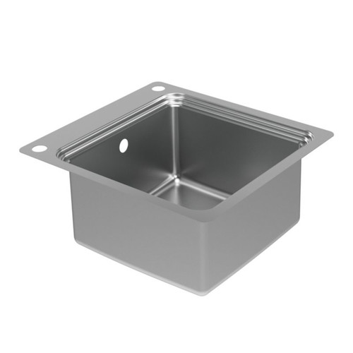 GoodHome Steel Sink Romesco 1-bowl with Accessories