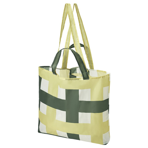 SKYNKE Carrier bag, white/multicolour, 45x36 cm