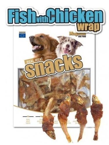 Magnum Dog Snacks Fish & Chicken Wrap 250g