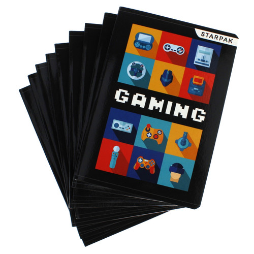 Notebook A5 16 Sheets Squared Gaming 20-pack