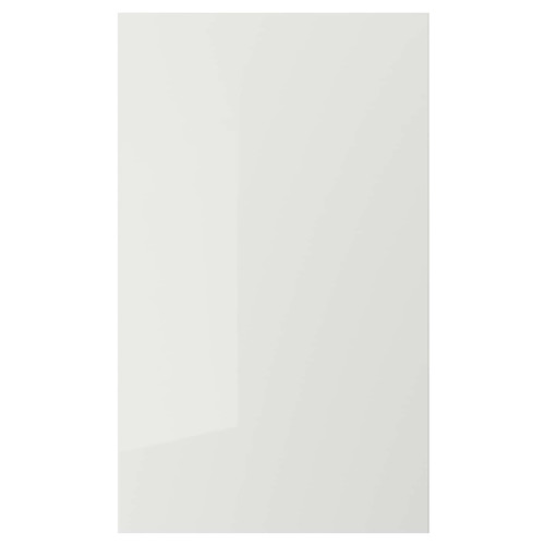 RINGHULT Door, high-gloss light grey, 60x100 cm