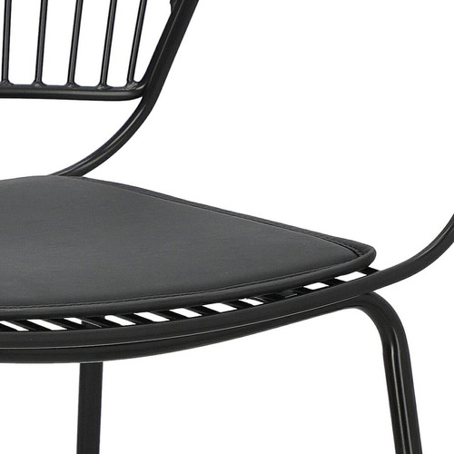 Chair with Seat Pad Golig, black