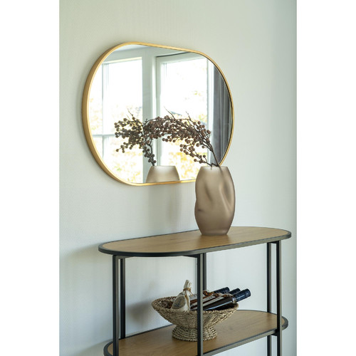 Mirror Madrid 50x80, oval, gold