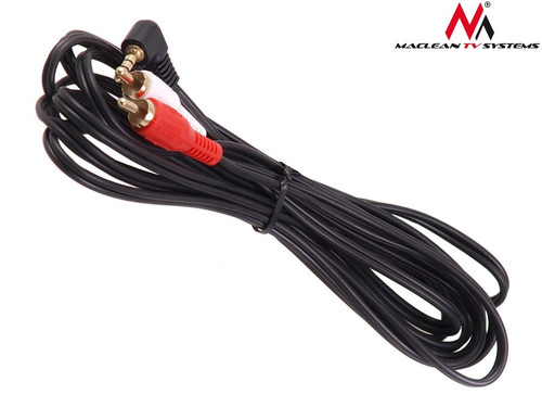 Cable 3.5mm mini 2RCA 1m black MCTV-824