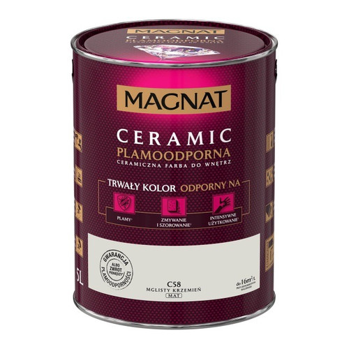 Magnat Ceramic Interior Ceramic Paint Stain-resistant 5l, misty flint