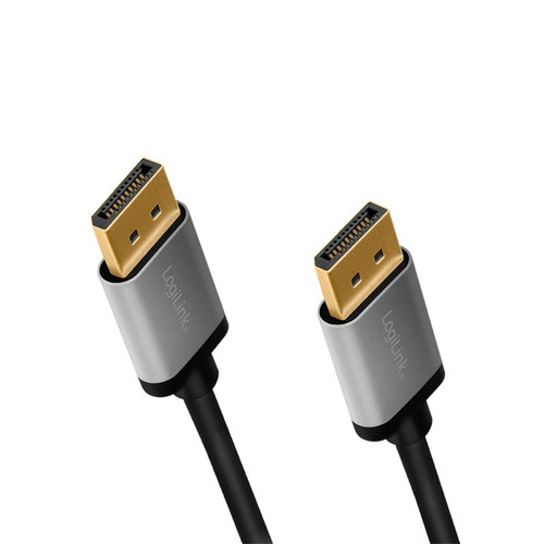 LogiLink DisplayPort Cable 4K/60 Hz,DP/M do DP/m,alu, 3m