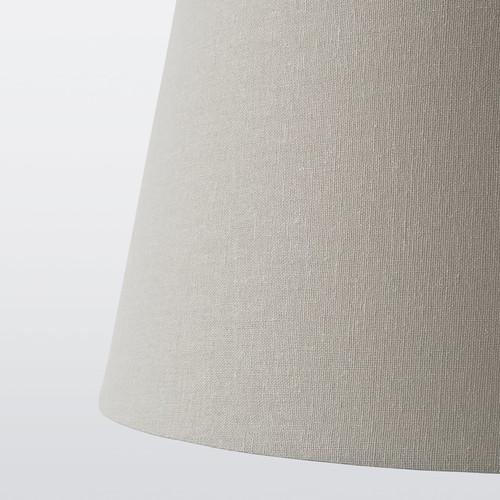 SKOTTORP Lamp shade, light grey, 42 cm