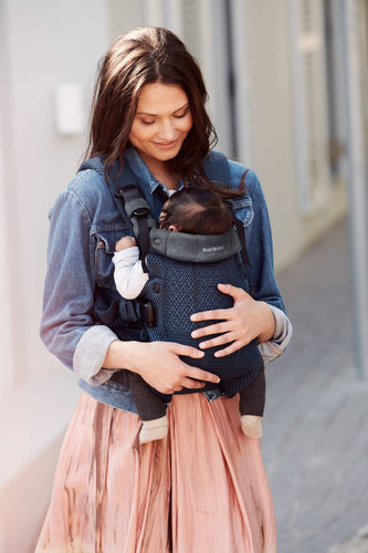 BABYBJORN - Baby Carrier Harmony 3D Mesh, Navy Blue	0-36m