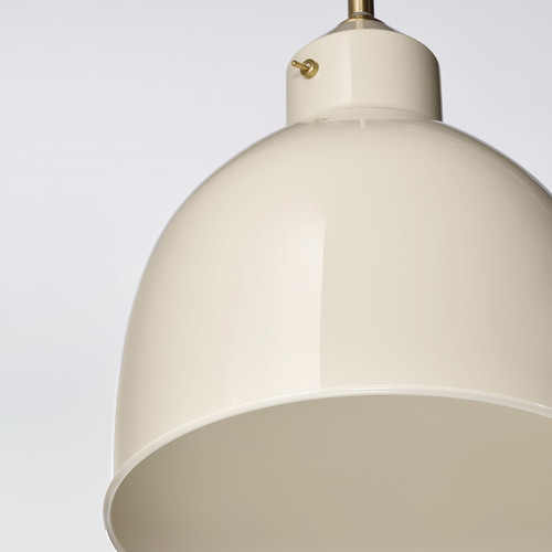 RÖDFLIK Pendant lamp, light beige