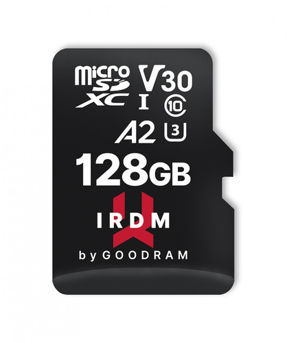 Goodram Memory Card microSD IRDM 128GB UHS-I U3 A2 + Adapter