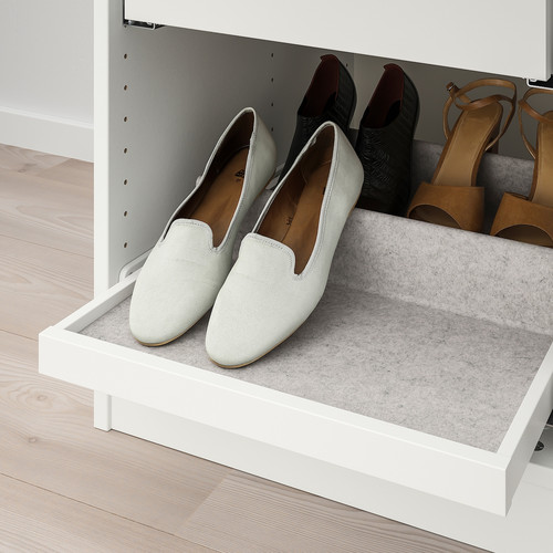 KOMPLEMENT Shoe insert for pull-out tray, light grey, 50x58 cm