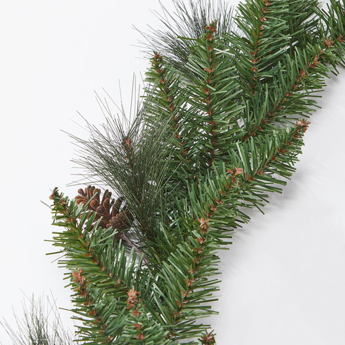 VINTERFINT Artificial garland, in/outdoor/pine cone, 3 m