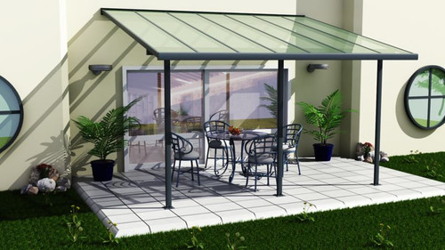 Verve Pergola 3x4.2 m, grey