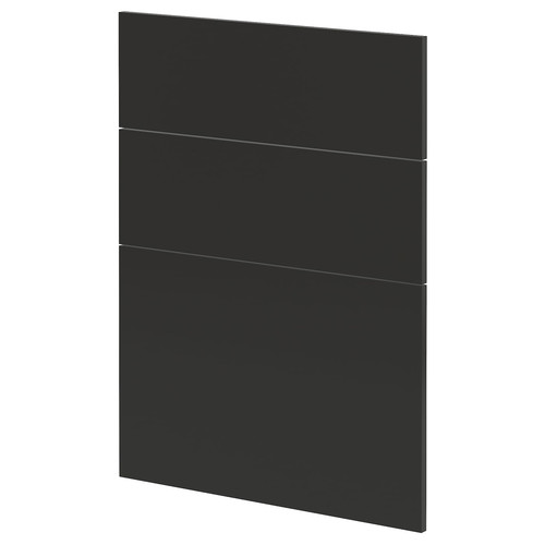 METOD 3 fronts for dishwasher, Nickebo/matt anthracite, 60 cm