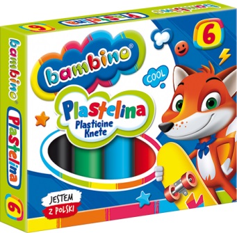 Bambino Plasticine 6 Colours