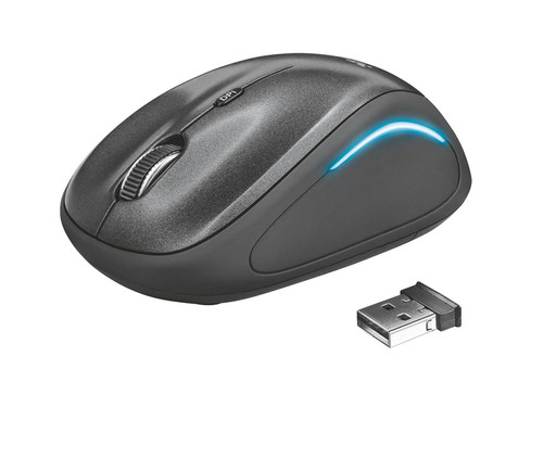 Trust Wireless Optical Mouse YVI FX, black