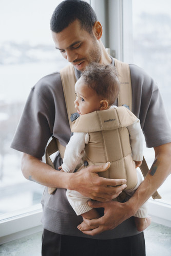 BABYBJÖRN Baby Carrier Mini, Beige Woven