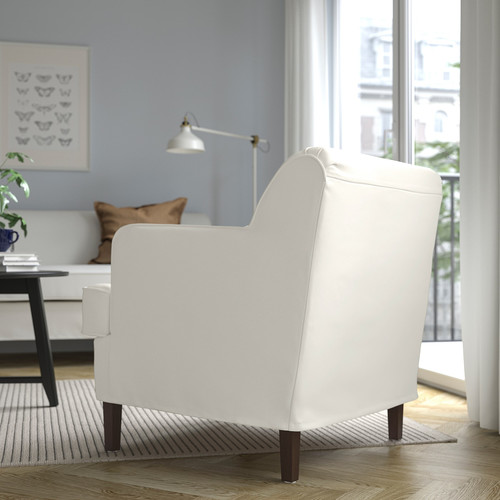 ROCKSJÖN Armchair, Blekinge white