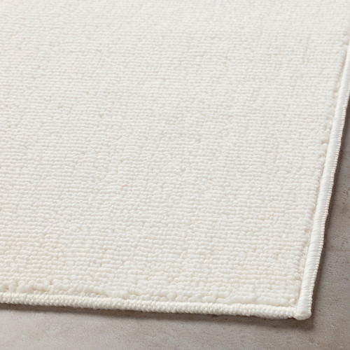 FINTSEN Bath mat, white, 40x60 cm