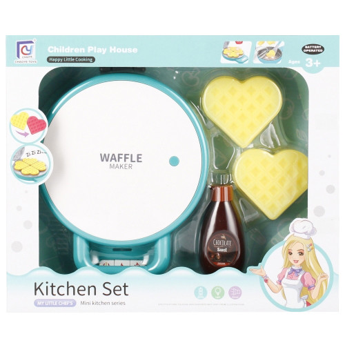 Kitchen Set Waffle Maker Toy 3+