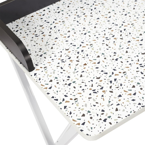 Desk Brice, terrazzo, blue