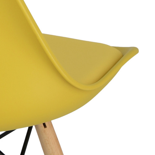 Dining Chair Norden DSW PP, yellow